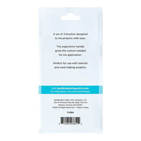 Blending Brushes (3 Pack) from Card Shoppe Collection by Spellbinders