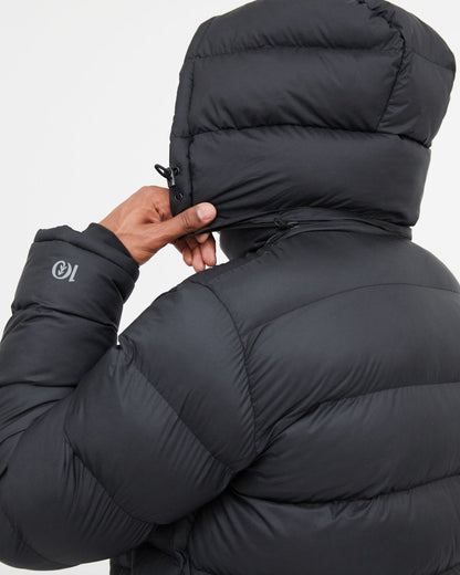Ungeschlechtliche Cloud Shell Mid-Length Pufferjacke