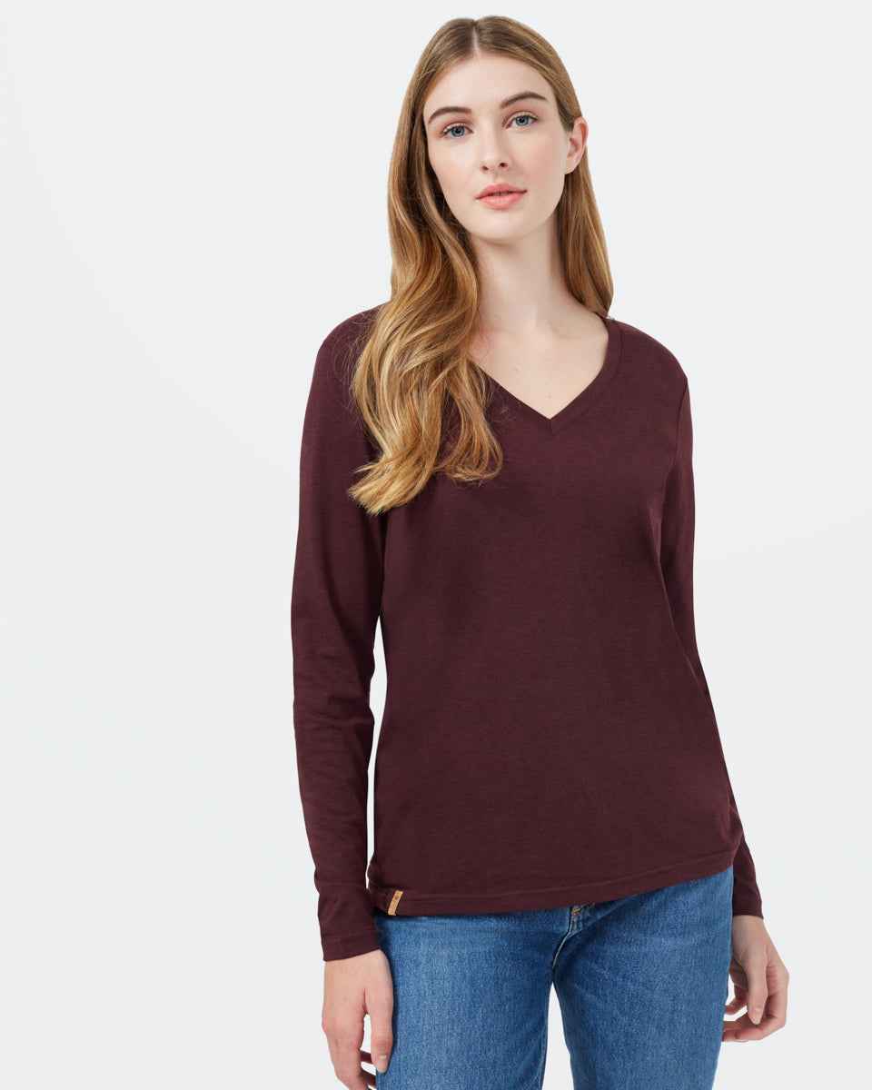 TreeBlend V-Neck Longsleeve T-Shirt