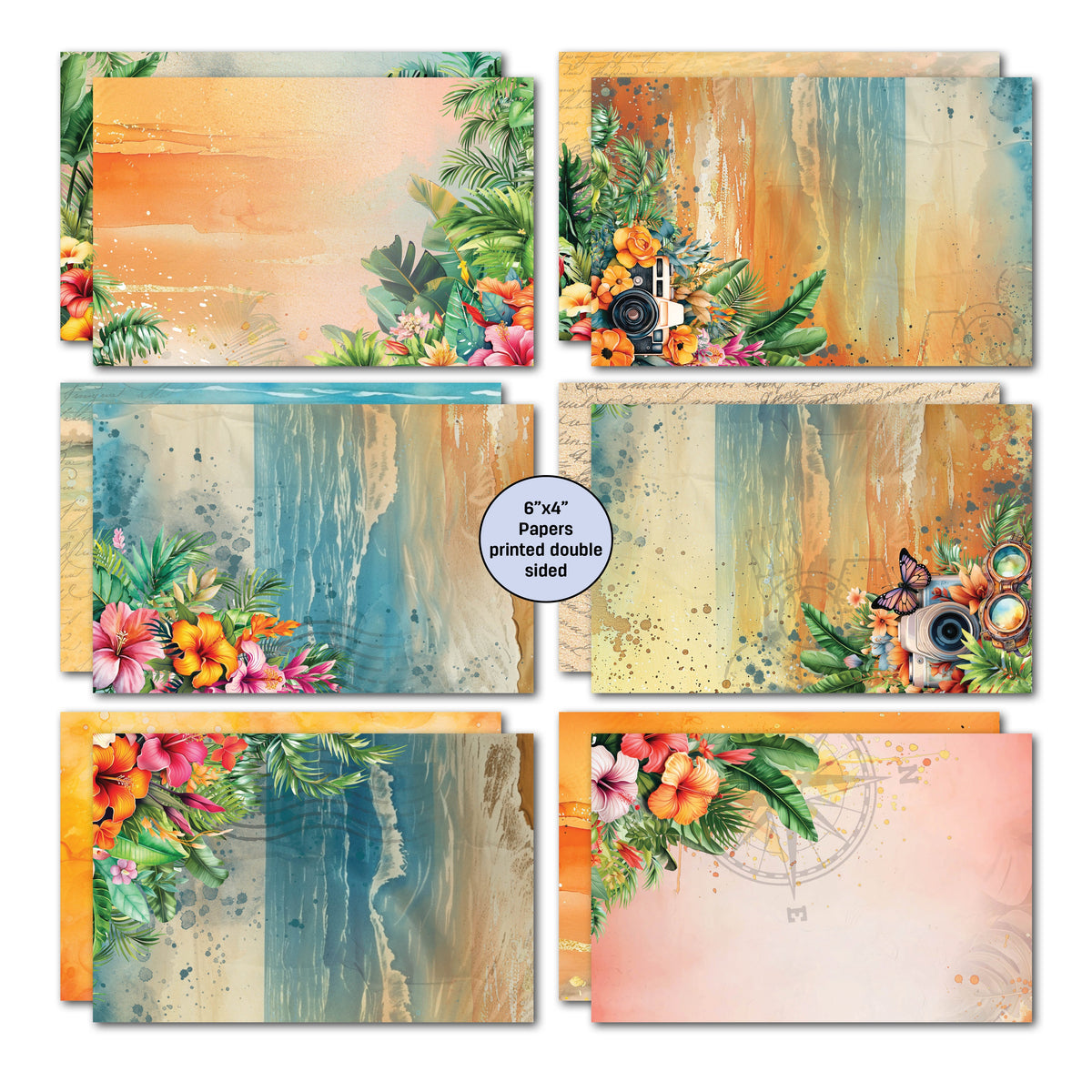 3Quarter Designs Tropic Excursion 6x4 Card Pack