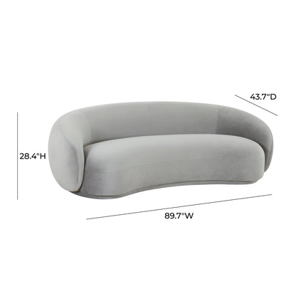 Mia Luxury Performance Grade Velvet Sofa - Multiple Colors Available