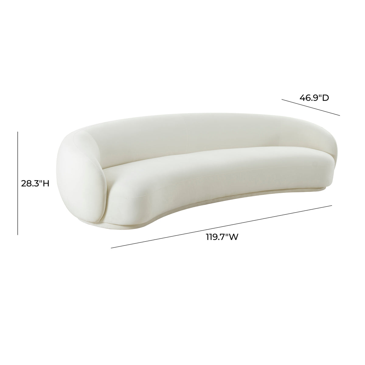 Mia Luxury Performance Grade Velvet Sofa - Multiple Colors Available