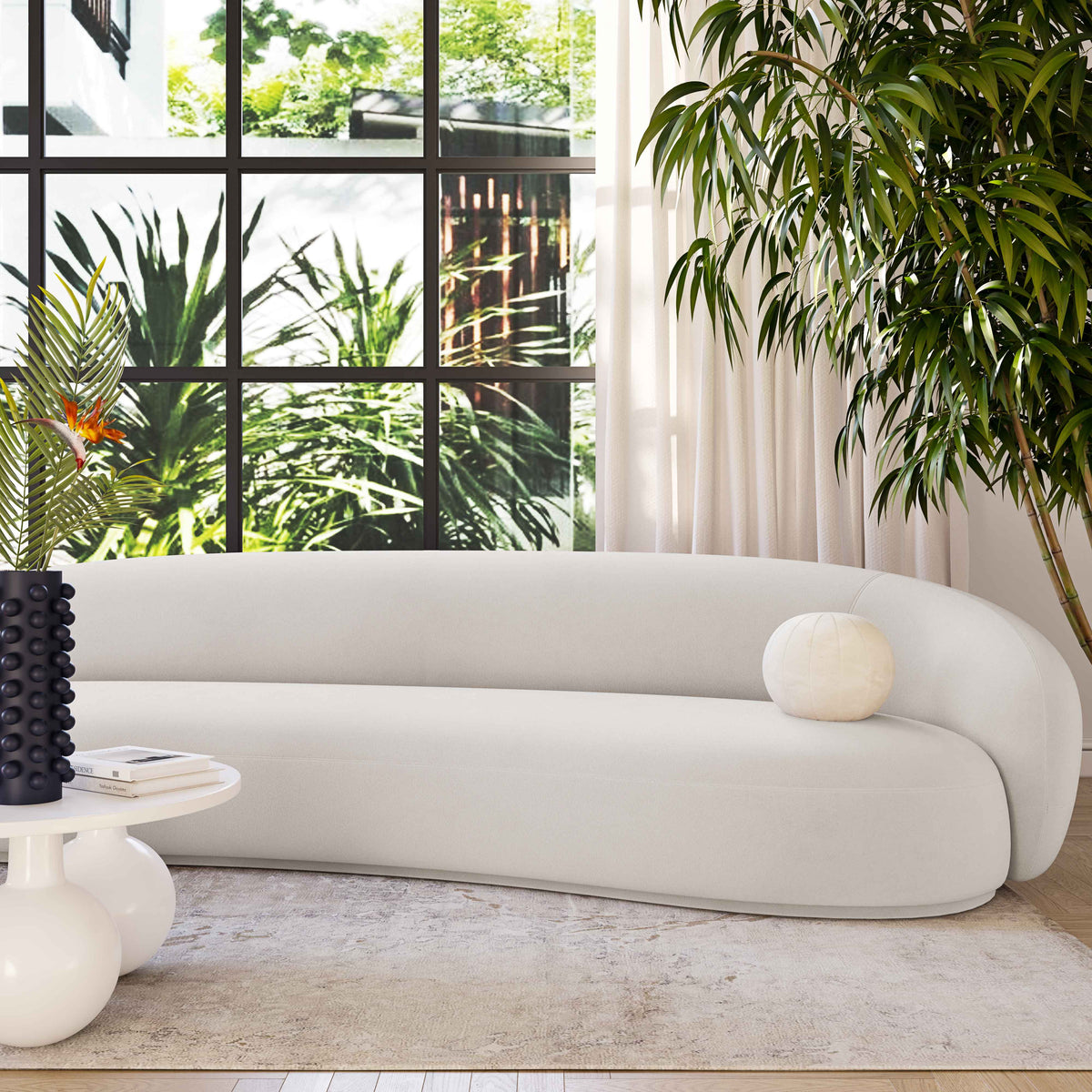 Mia Luxury Performance Grade Velvet Sofa - Multiple Colors Available