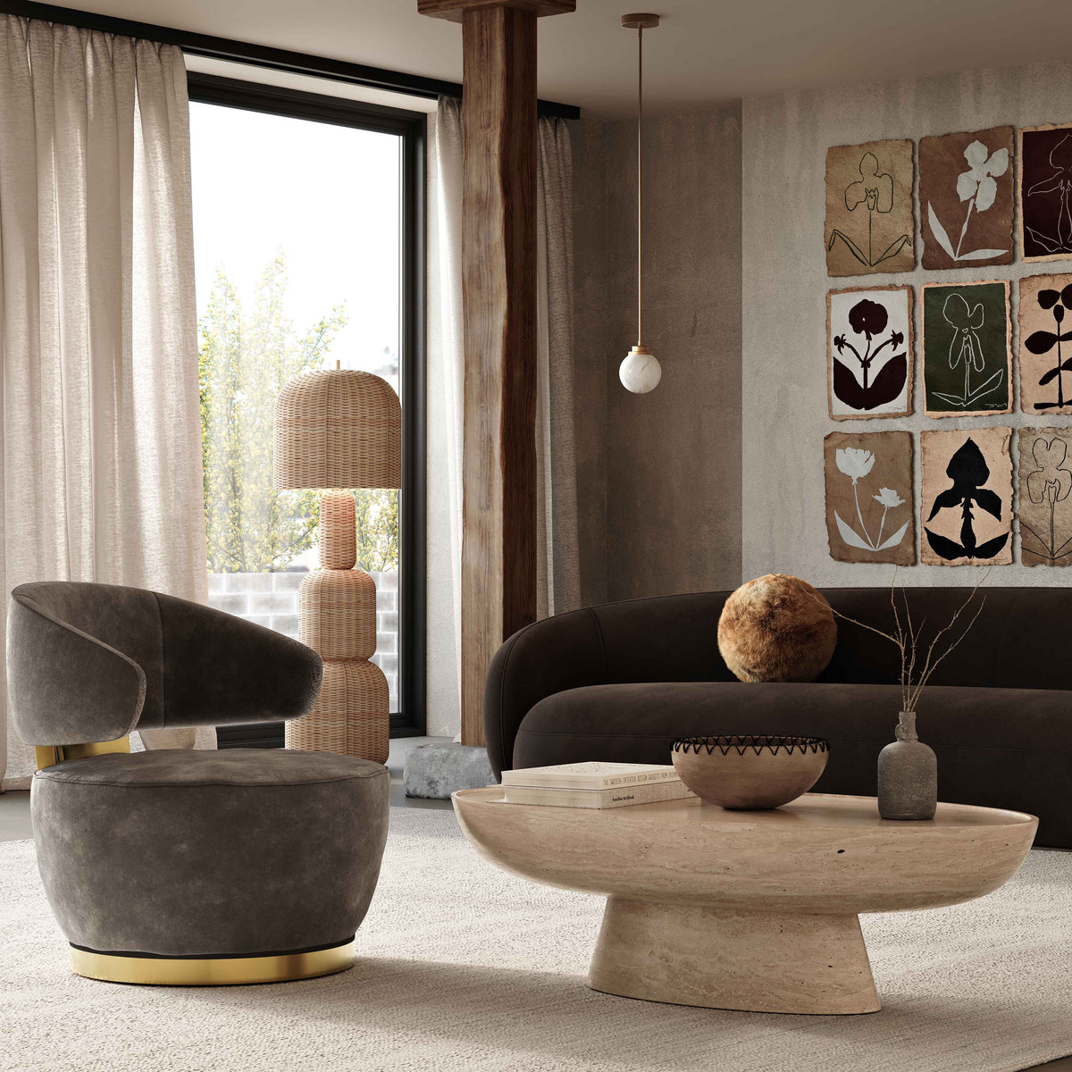 Mia Luxury Performance Grade Velvet Sofa - Multiple Colors Available