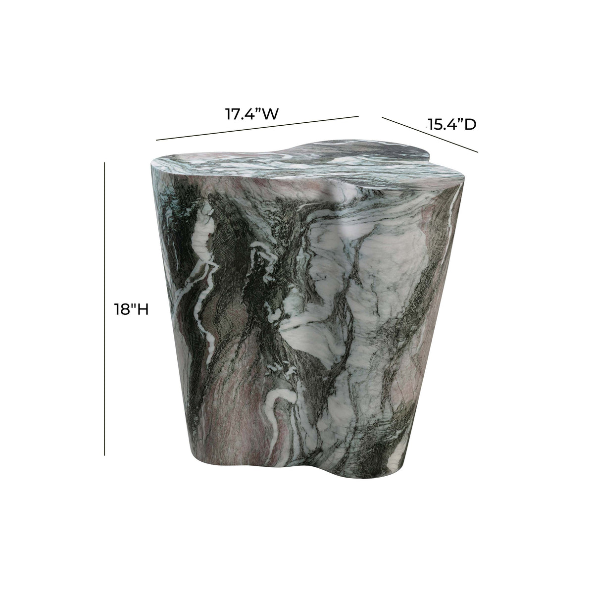 Eileen Indoor/Outdoor Concrete Side Table - Multiple Options
