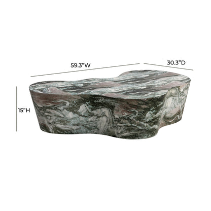Eileen 59" Indoor/Outdoor Concrete Coffee Table - Multiple Options