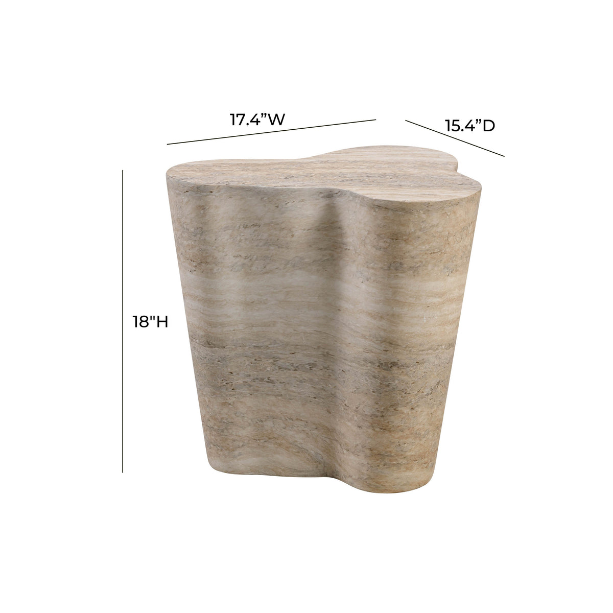 Eileen Indoor/Outdoor Concrete Side Table - Multiple Options
