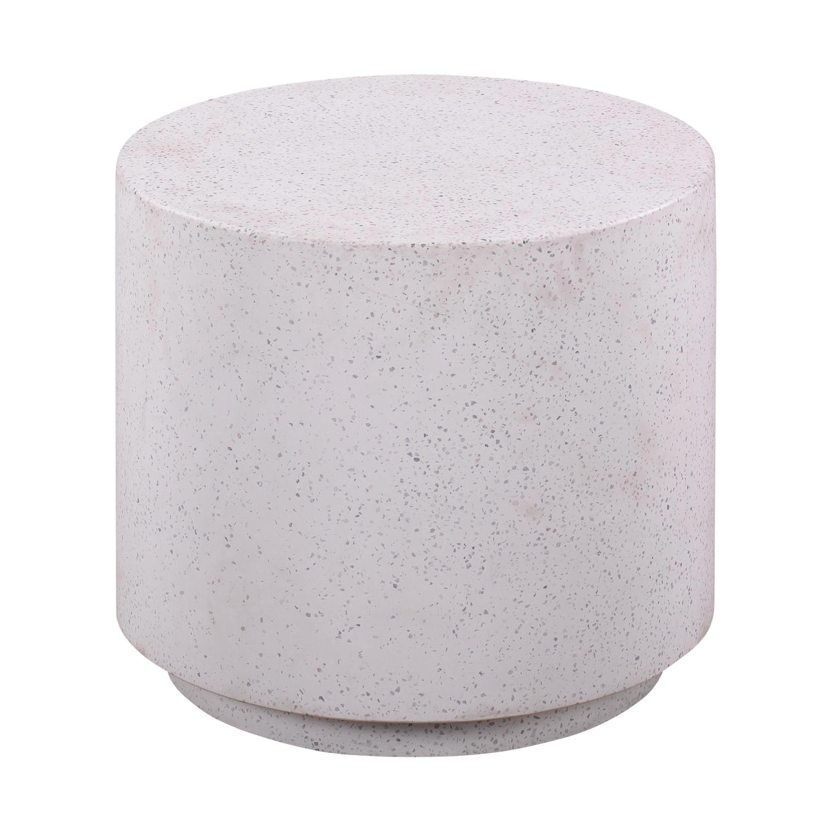 Sunbay Indoor/Outdoor Speckled Round Concrete Side Table