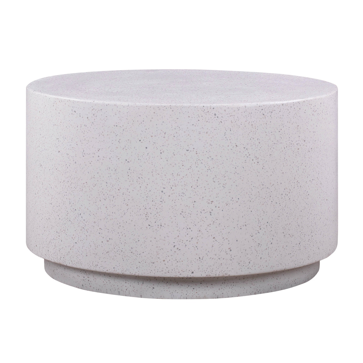 Sunbay Indoor/Outdoor Speckled Round Concrete Coffee Table