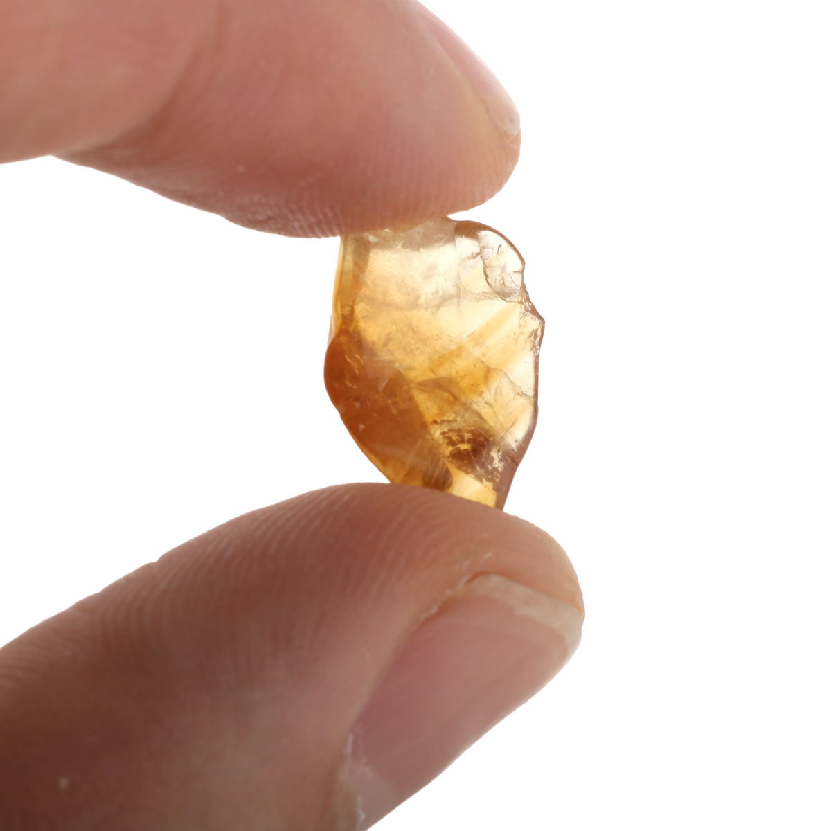 Citrine A Tumbled stones - Free Form - 1/2 lb (Enhanced)