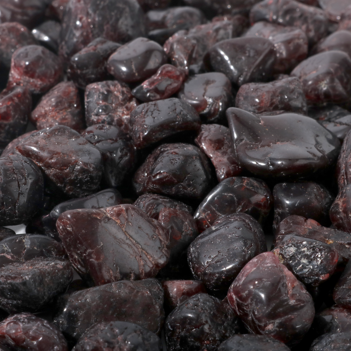 Garnet A Tumbled Stone - Free Form - 1lb