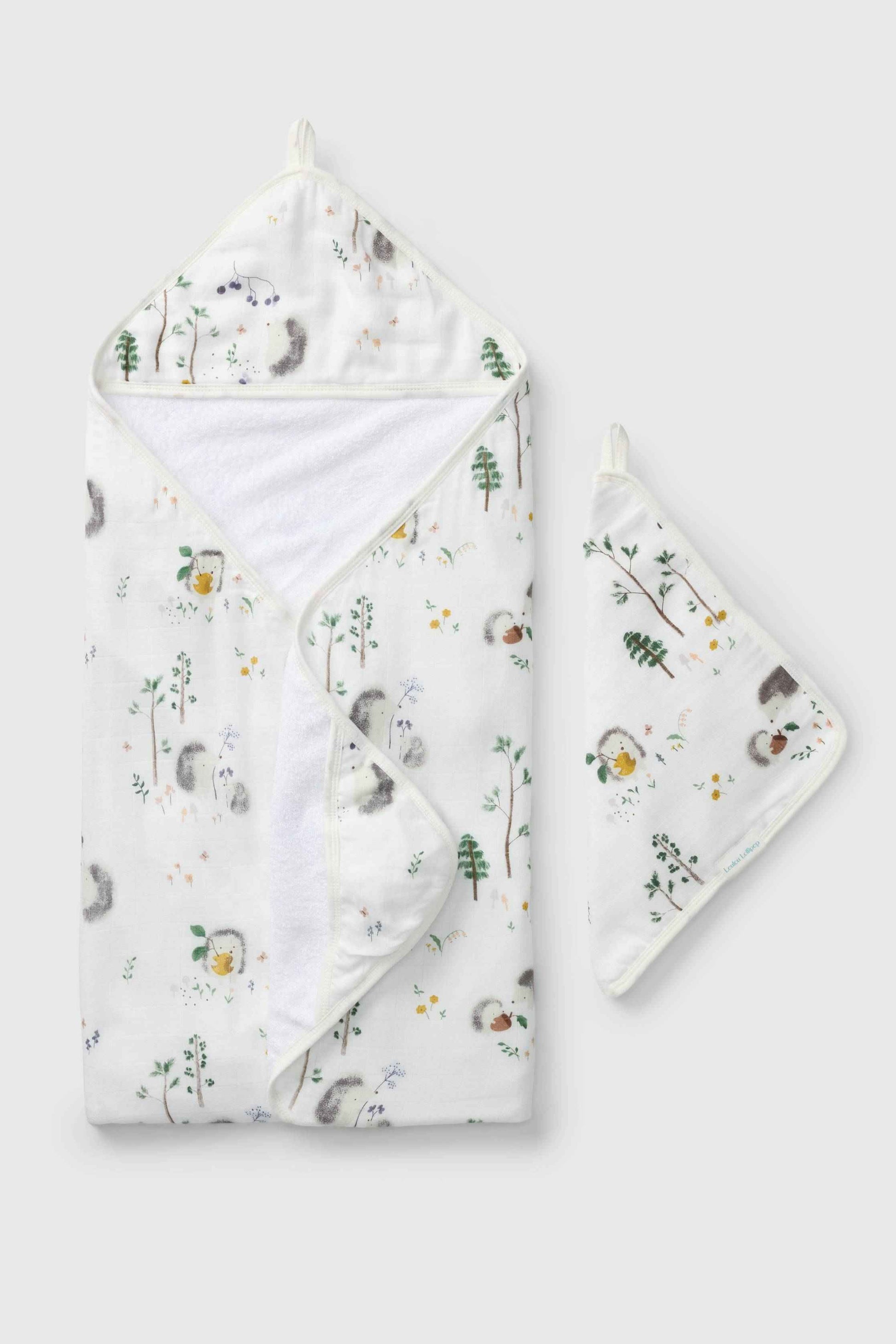 Hooded Towel Set - Hedgehogs