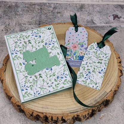 The Paper Boutique Sunny Gardens 8 in x 8 in Decorative Paper Pad