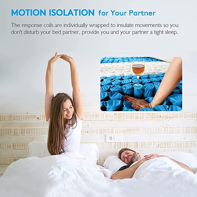 UltraFlex® JOY -Orthopedic, Coiled Innerspring Comfort layer Foam Encased, Eco-friendly Hybrid Mattress (Made in Canada)