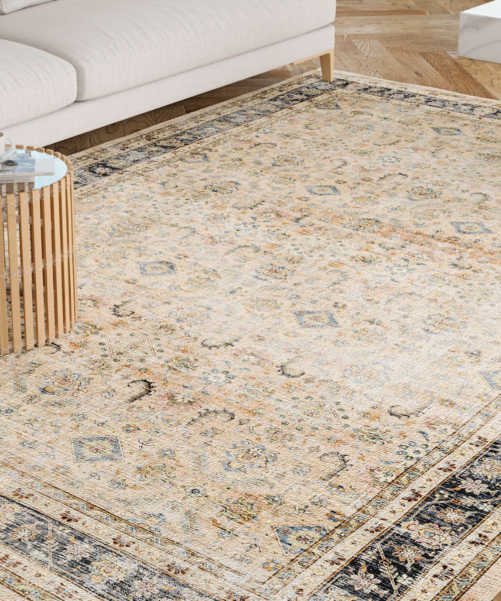 Miriam Gelb Beige Teppich