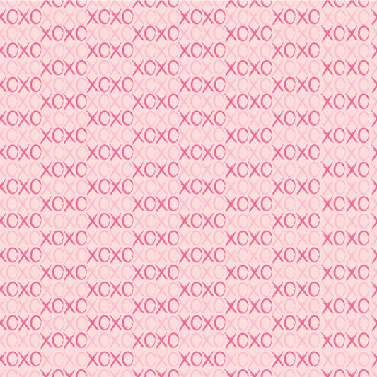 Valentines XOXO Pink Adhesive Vinyl