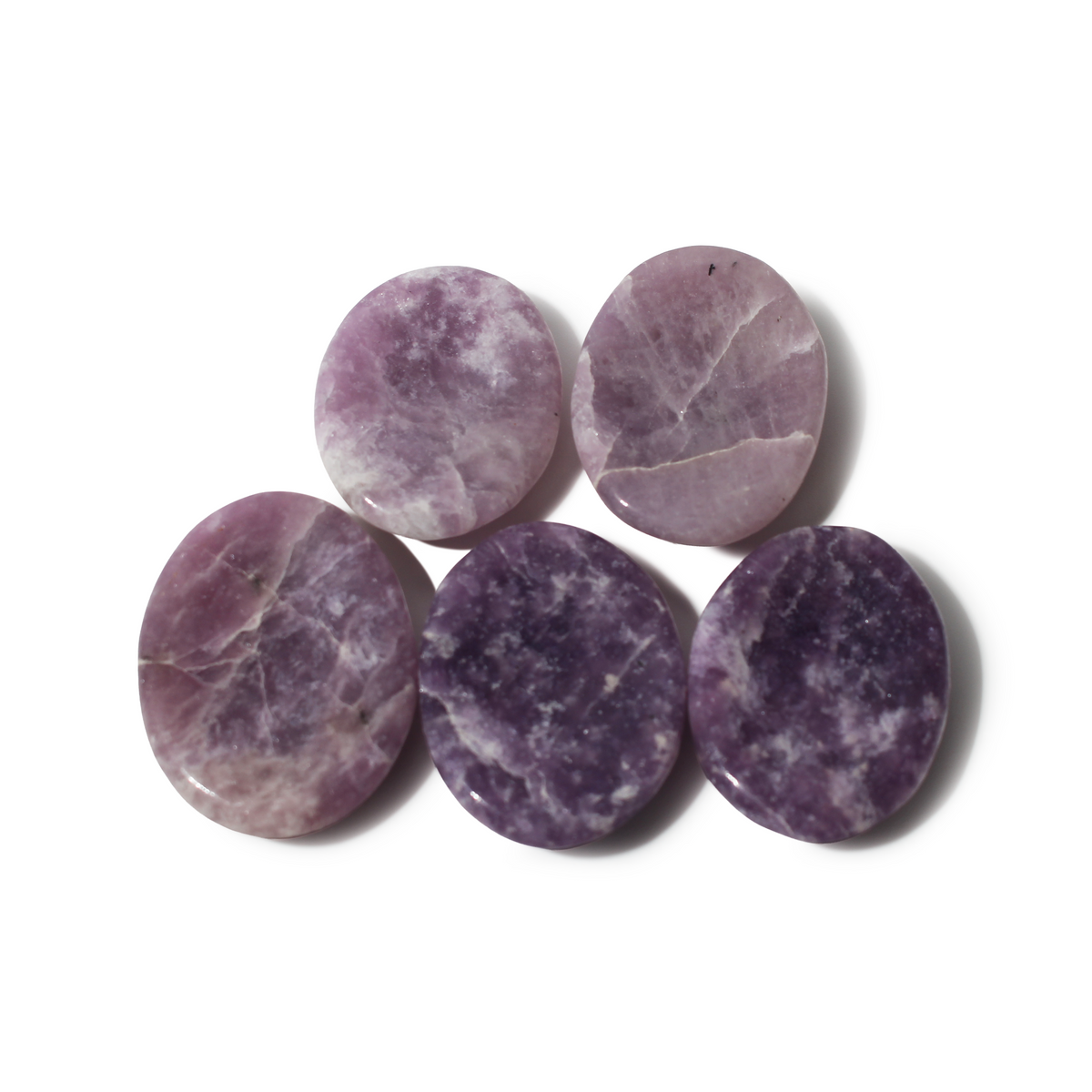 Lepidolite Worry Stone - Pack of 5