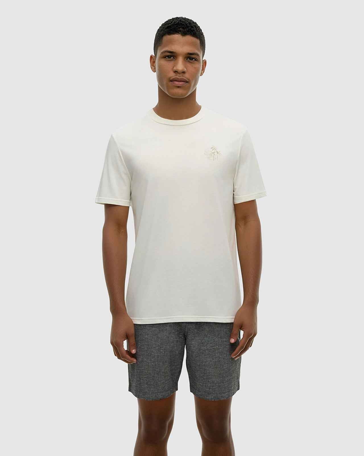 Haiti Palm Overlay T-Shirt