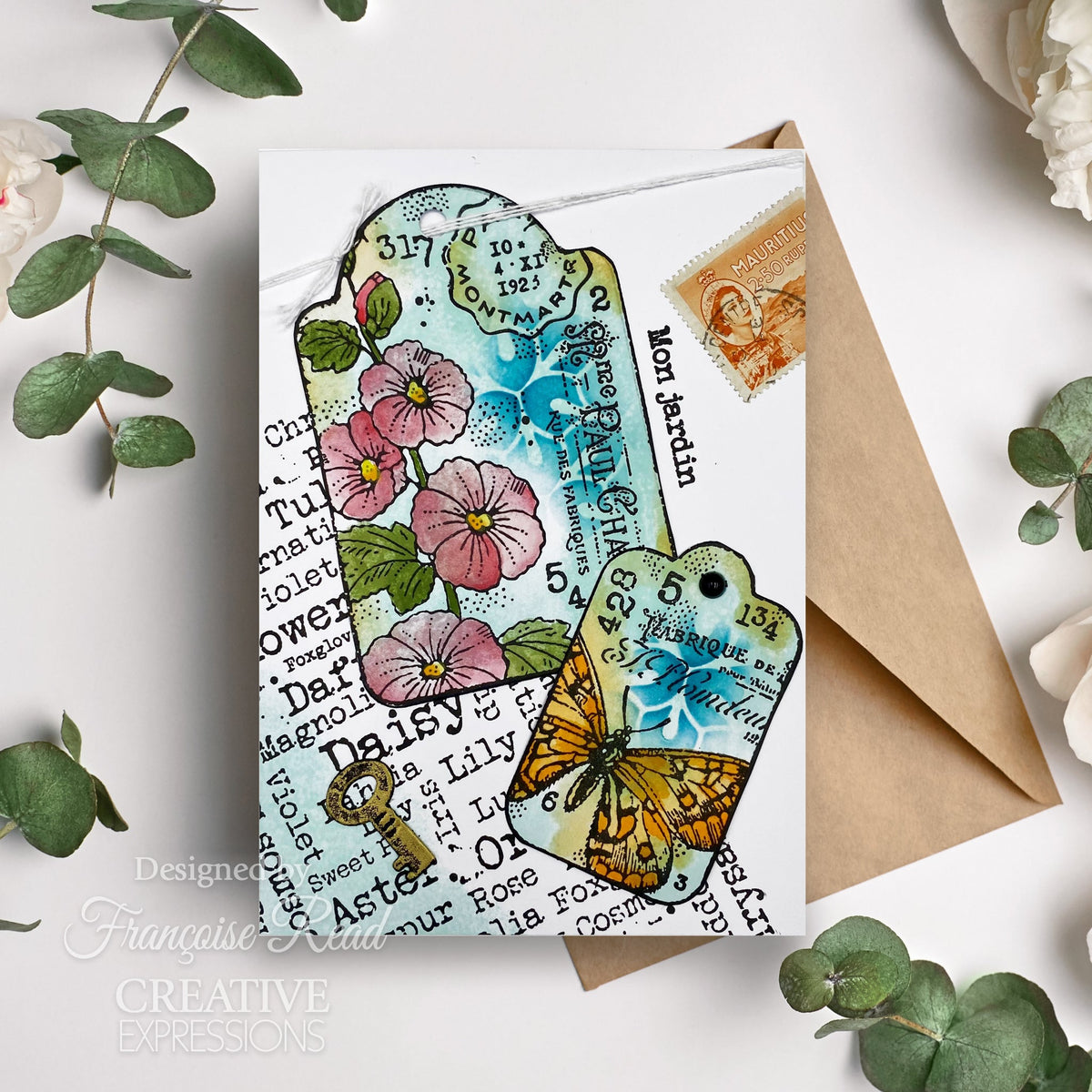 Woodware Clear Singles Garden Tags 6 in x 8 in Stamp