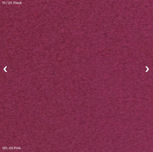 XVinyl Flock HTV Iron on  (Pink)