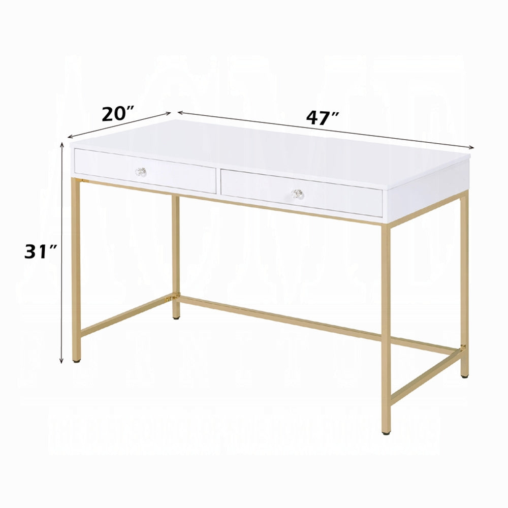 Ablon Elegant High Gloss Multi-Purpose Desk - Multiple Colors Available