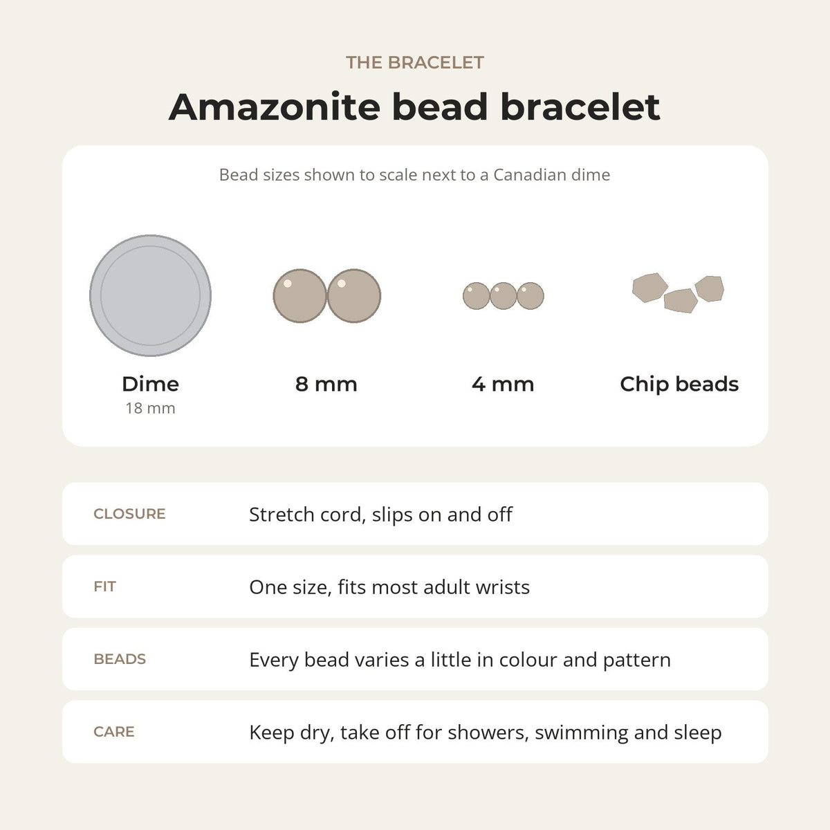 Amazonite Bead Bracelet