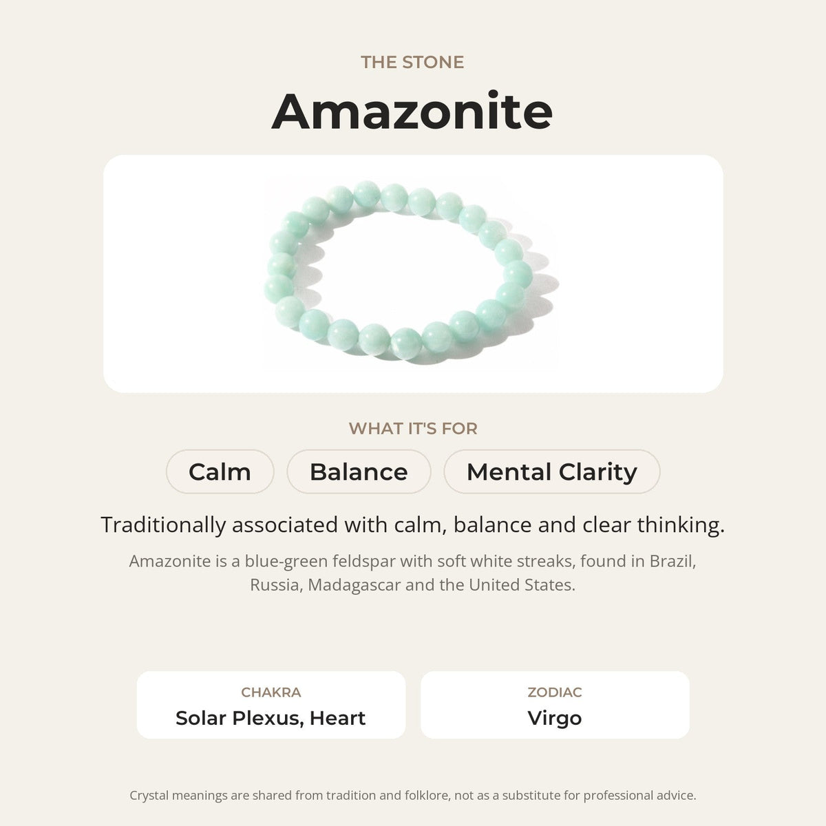 Amazonite Bead Bracelet