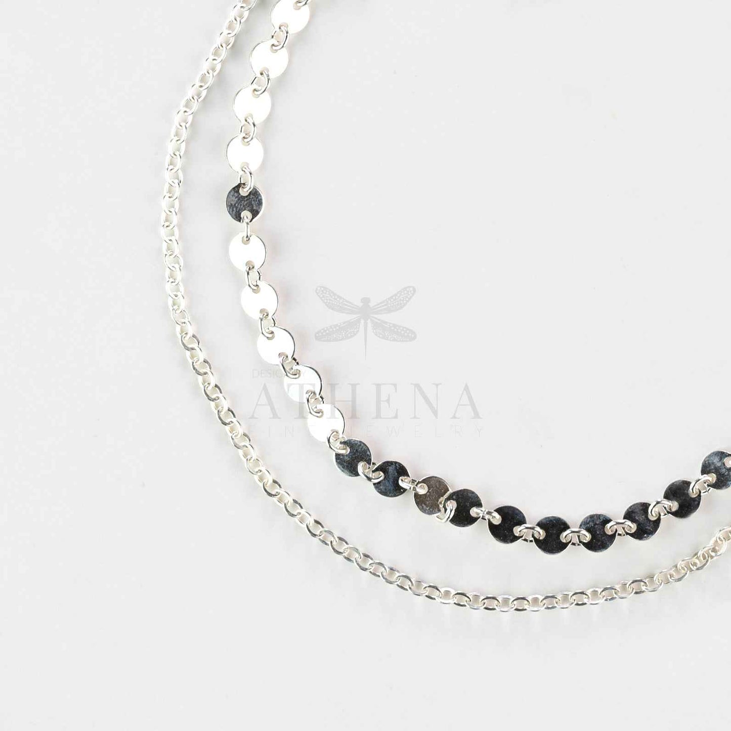 Layering Disc Chain Anklet