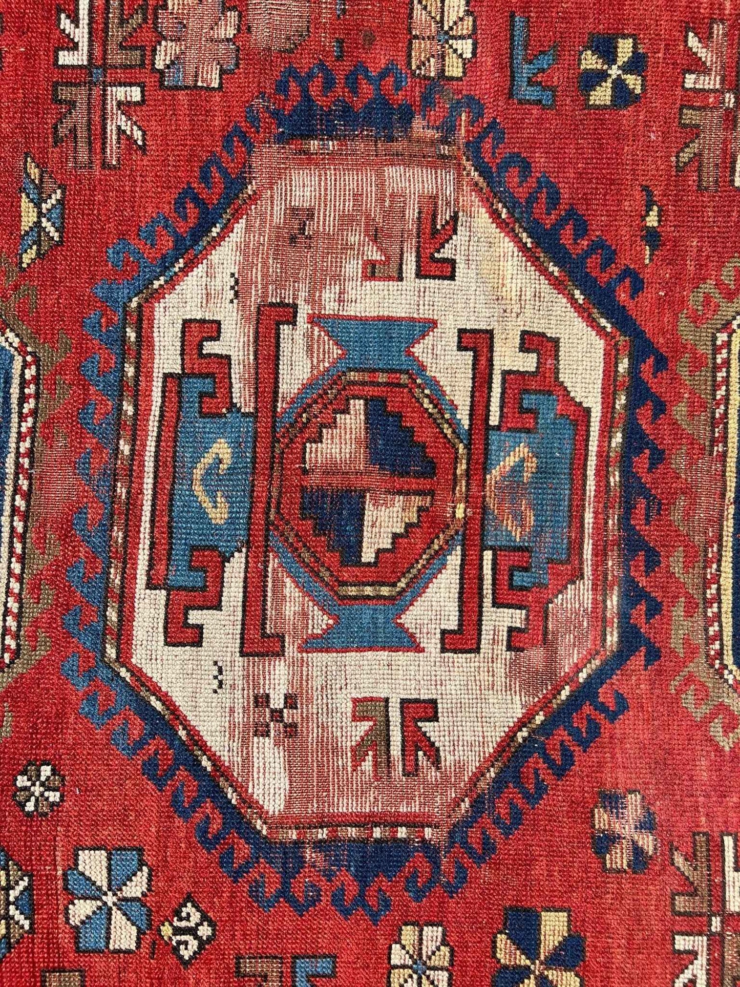 Antique Caucasian Karachov Kazak | 4' 11" x 6' 11"