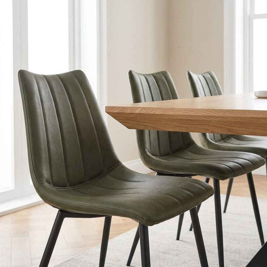 Arlo Dining Chair Dark Green (Set of Two)