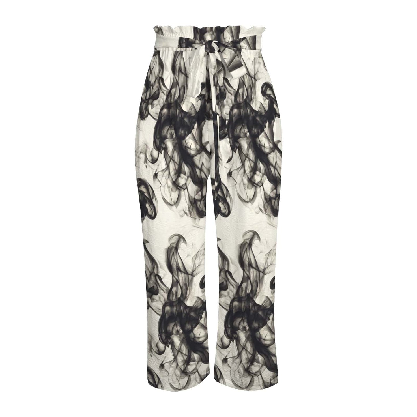 Smokey Strappy Wide Leg Pants with Pockets