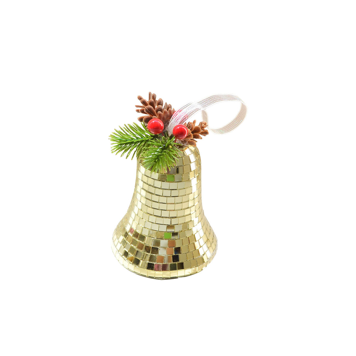 Fashionable Retro Christmas Bell Ornament