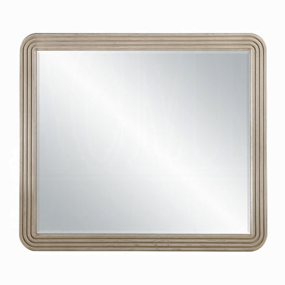 Chianti Luxury Beveled Edge Mirror- Light Oak