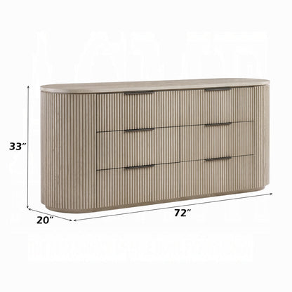 Chianti Luxury Chanel Dresser- Light Oak