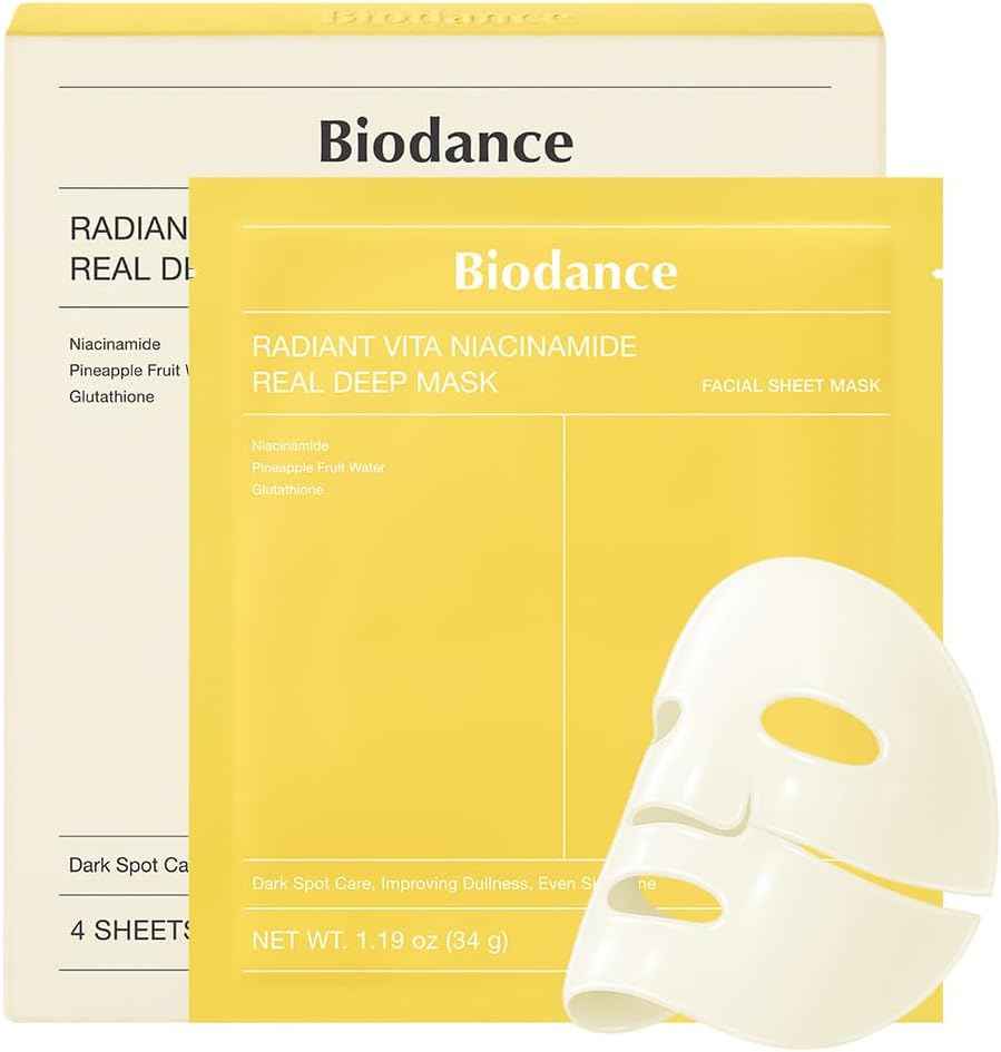 Biodance Radiant Vita Niacinamide Real Deep Mask 34g