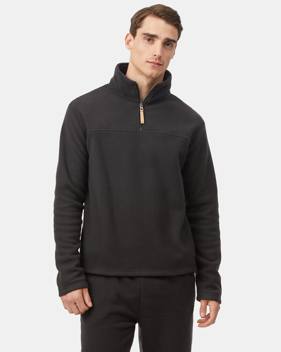 Fleece mit kurzem Reißverschluss