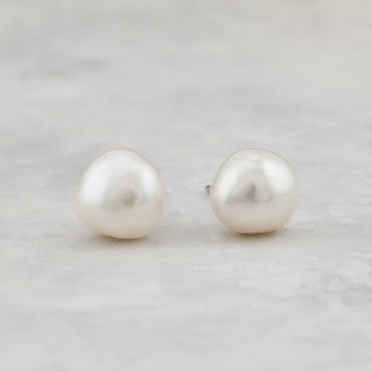 Boucles d'oreilles Perles Baroques en argent sterling