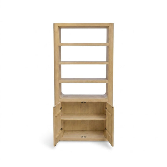 Bramwell Tall Cabinet Rustic Oak
