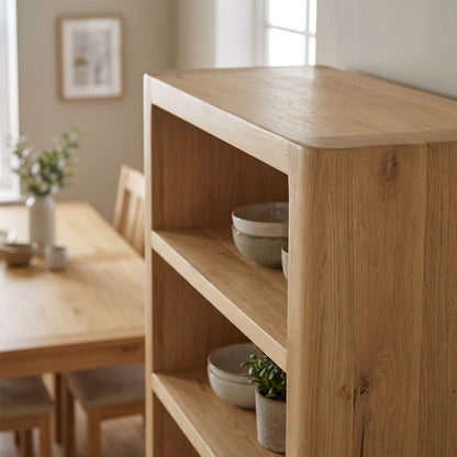 Bramwell Tall Cabinet Rustic Oak