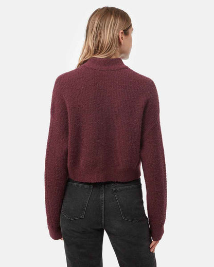Highline Fuzzy Cable Sleeve Sweater