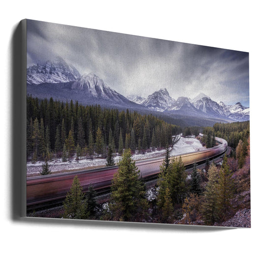 Wandbild Schnellzug