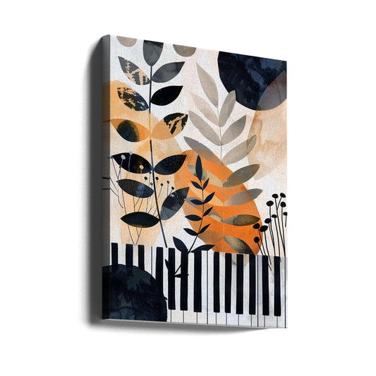 ウォールアート Muzyka Piano 1 キャンバスプリント