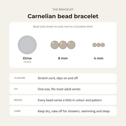Carnelian A Round Bracelet