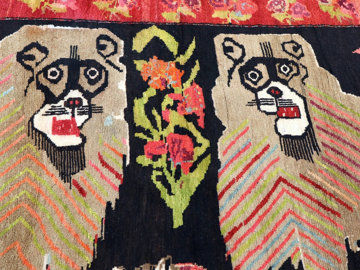 Caucasian Karabakh Rug | 4' 5" x 9' 8"