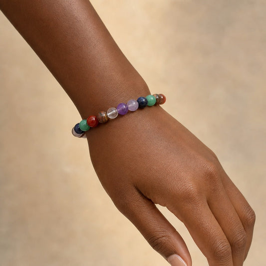 Chakra Stones Bracelet - 8mm