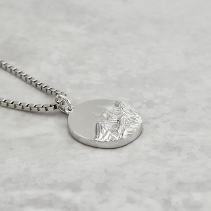 Collier Rocheuses canadiennes en argent sterling