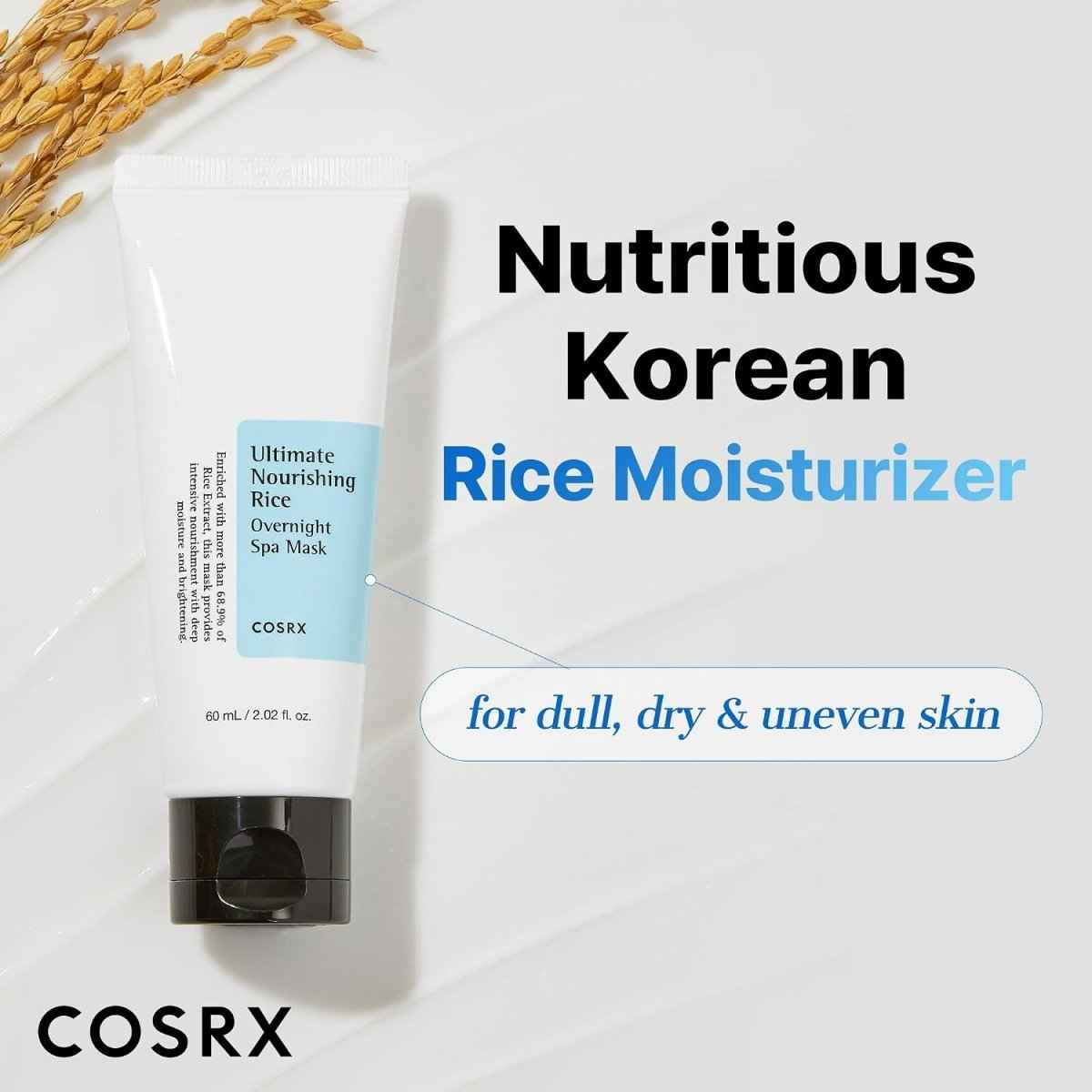 COSRX Ultimate Nourishing Rice Overnight Spa Mask 60ml