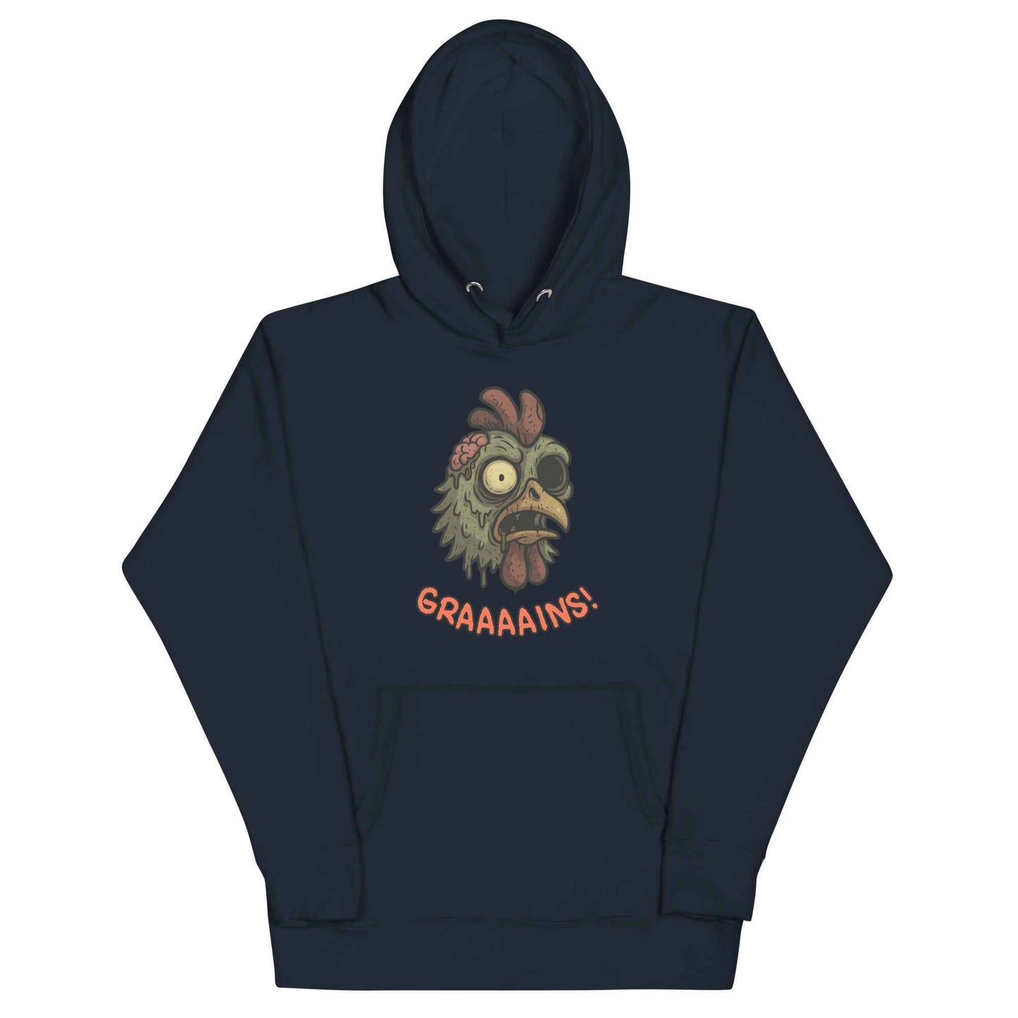 Halloween Zombie Chicken Unisex Bunny Hug (hoodie)
