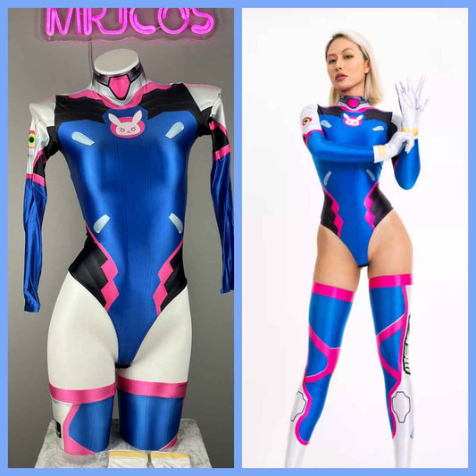 Spandex Cosplay Open Crotch BodySuit Halloween Costume