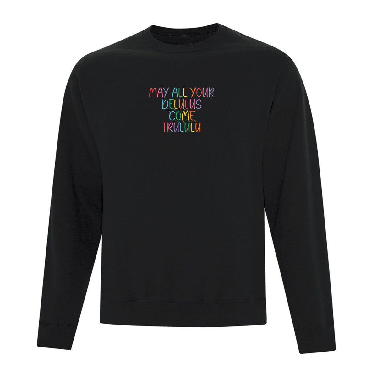 Crewneck Delulus brodé